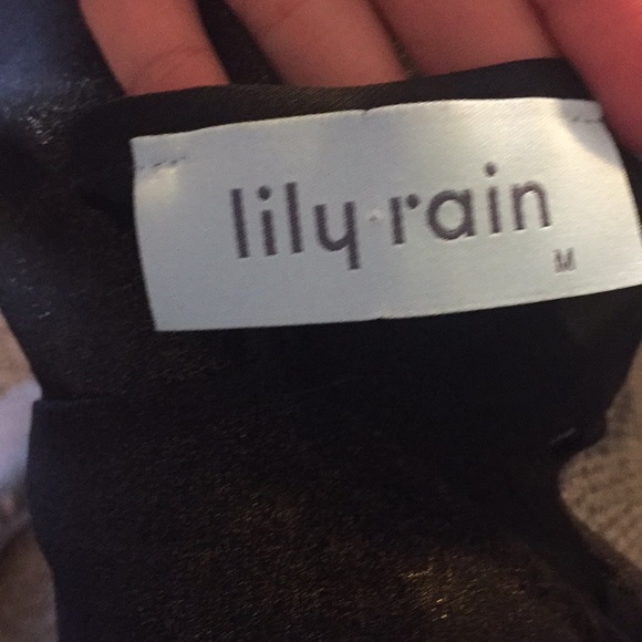 Black Spaghetti Strapped Dress (Medium) - Picture 3 of 3